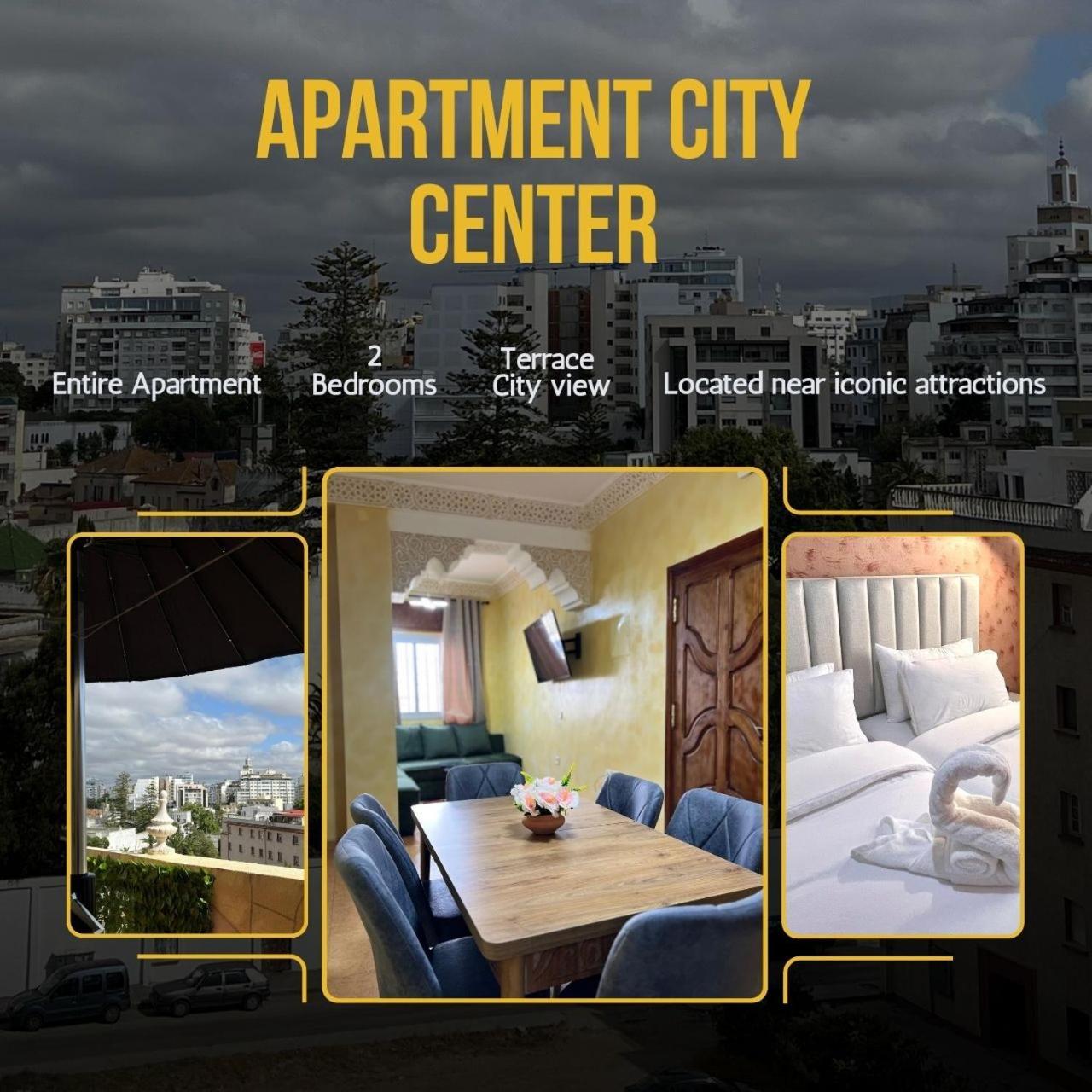 Apartment City Center Panoramic View Terrace 탕헤르 외부 사진